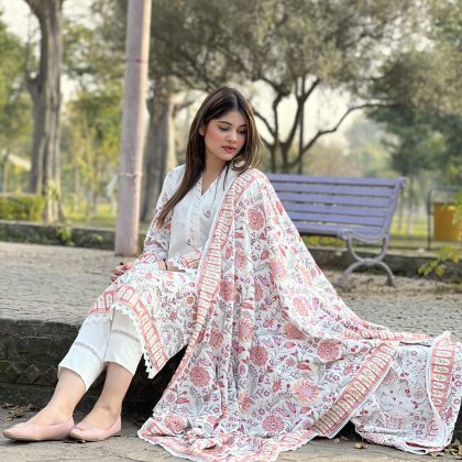 Karandi shawl suits
