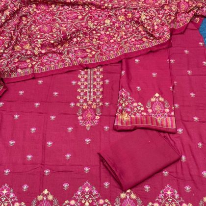 Karandi shawl suits