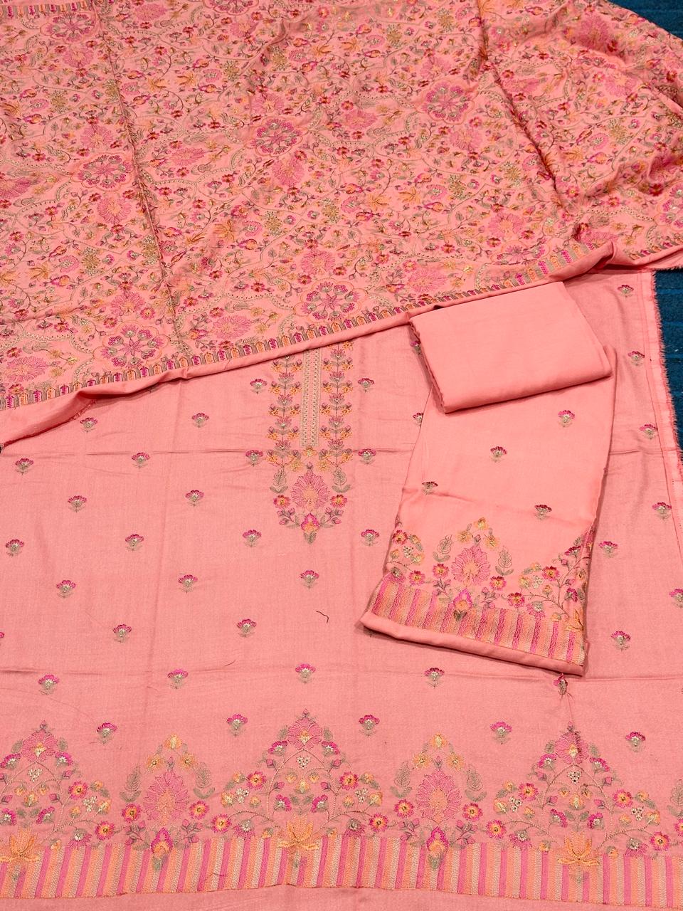 Karandi shawl suits