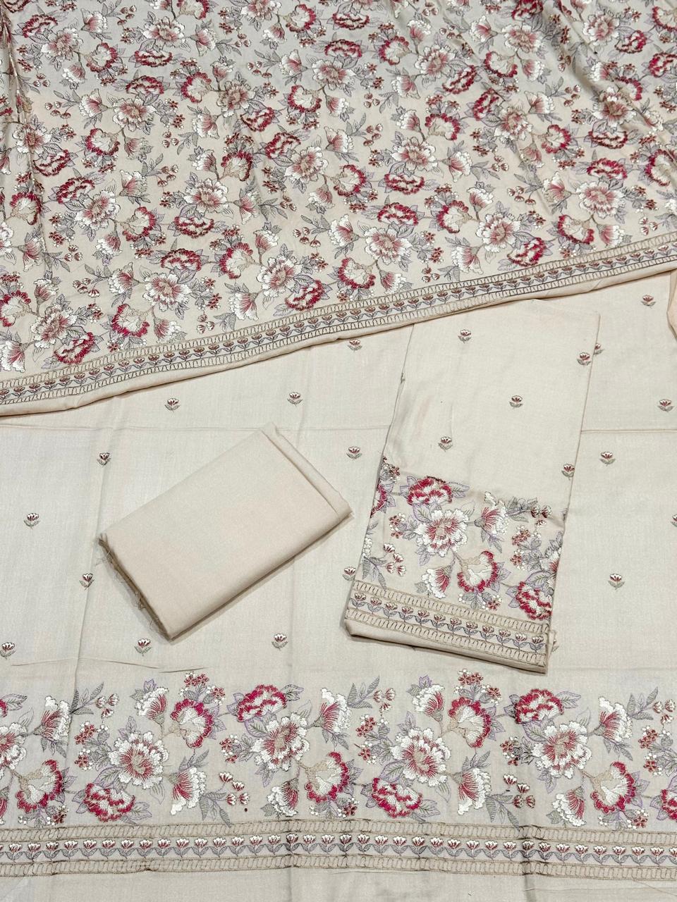Karandi shawl suits