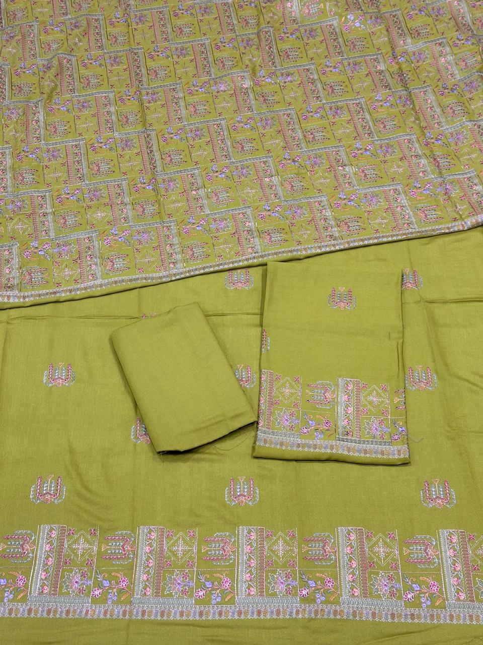 Karandi shawl suits