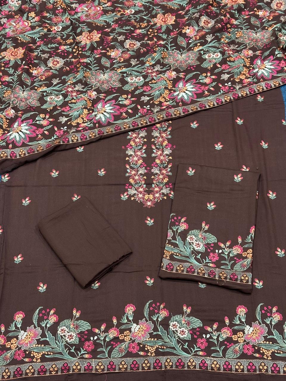 Karandi shawl suits