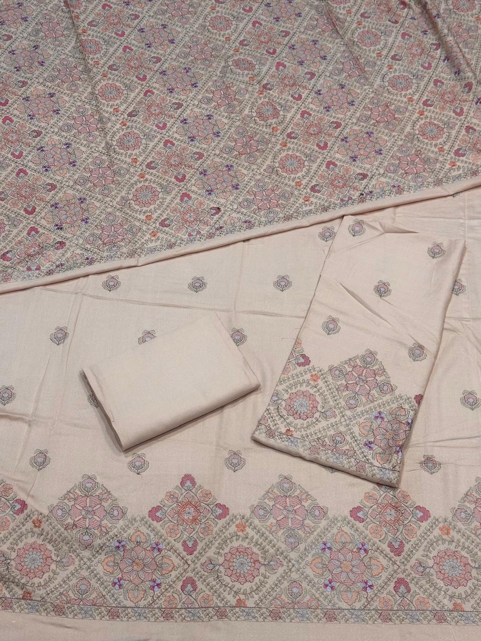 Karandi shawl suits