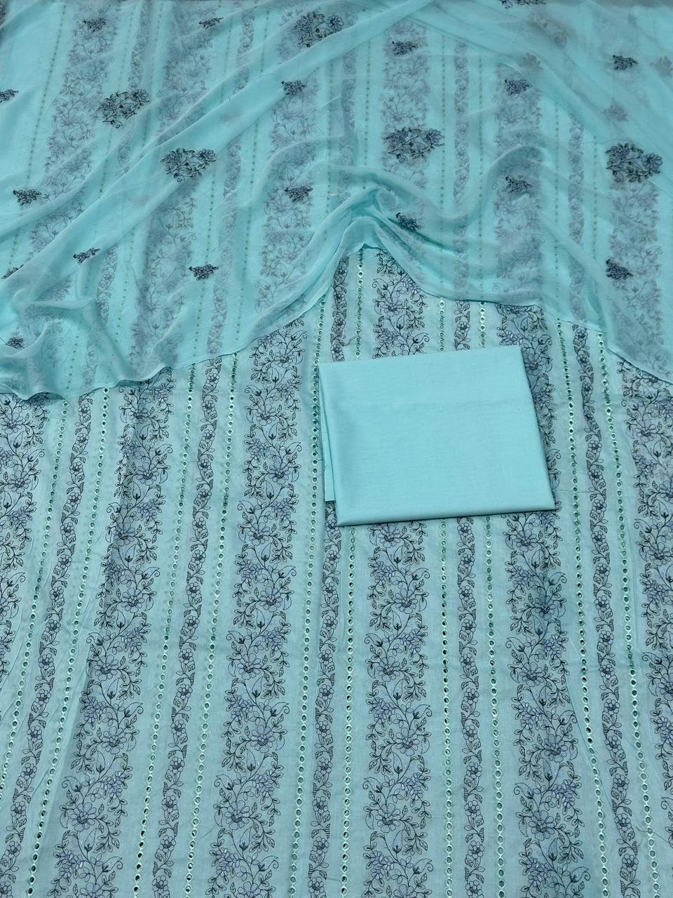 Allover Bareeze Lawn 3 piece