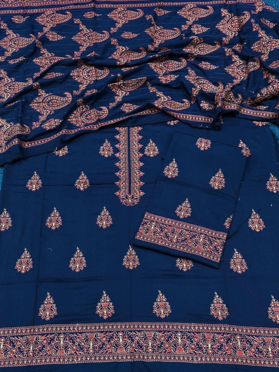 Karandi shawl suits